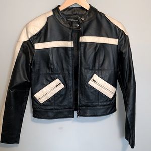 Cropped Leather jacket